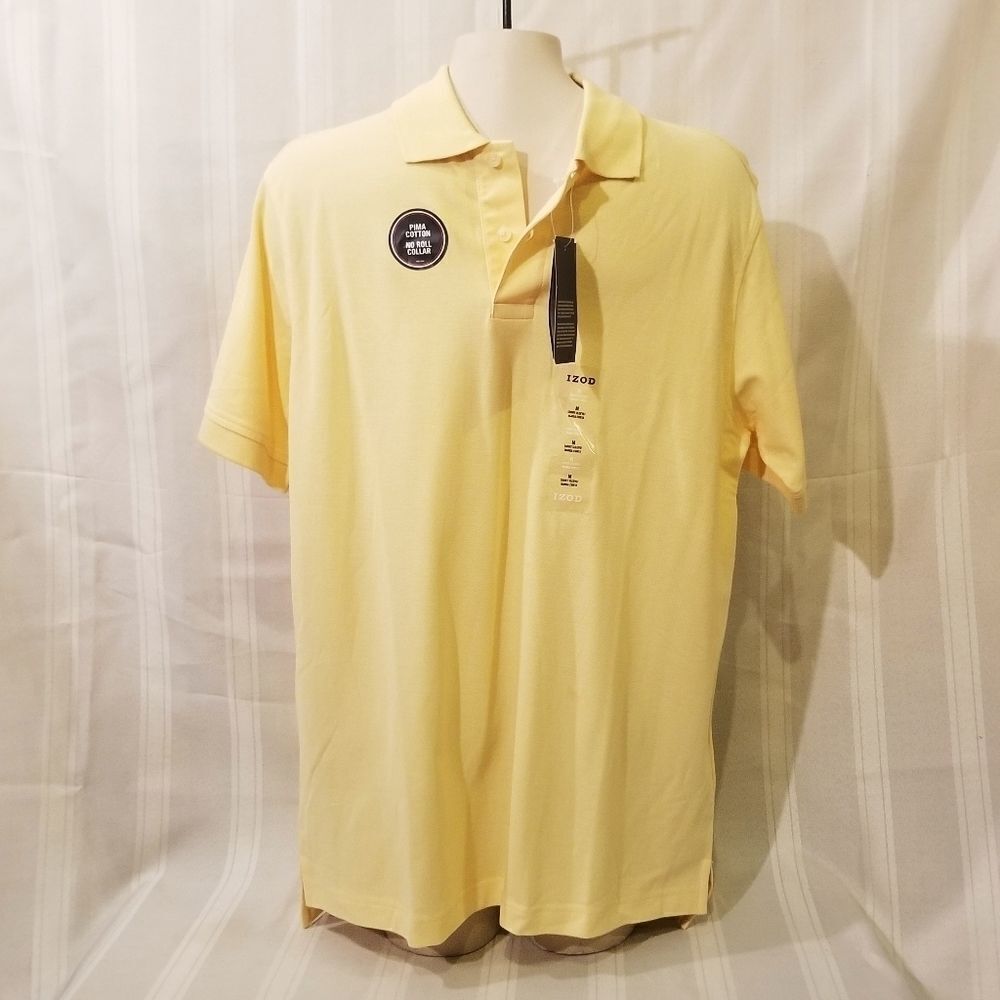 Izod NWT Yellow Polo Size M - Picture 2 of 4